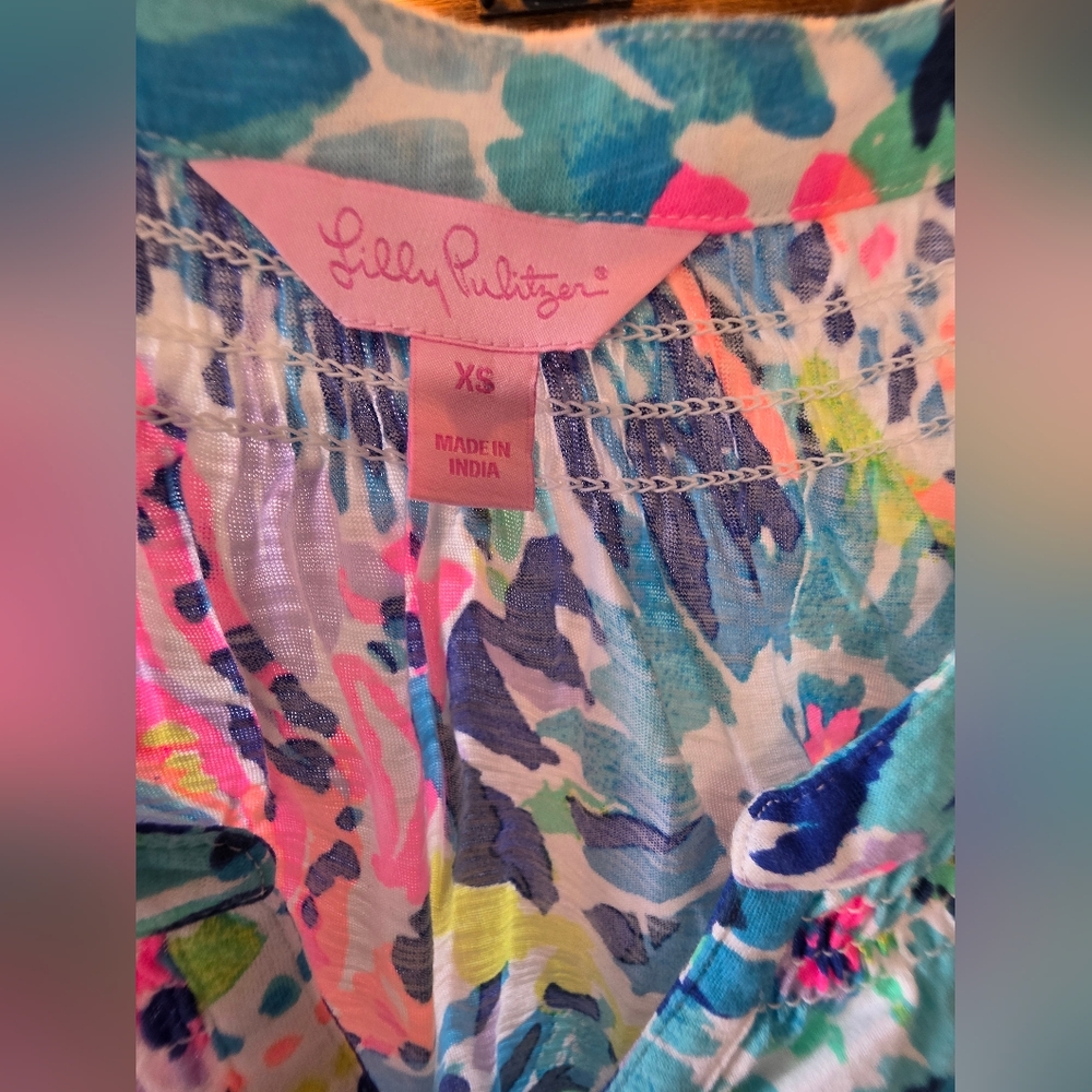 Lilly Pulitzer Multicolor Abstract Top - Picture 5 of 5